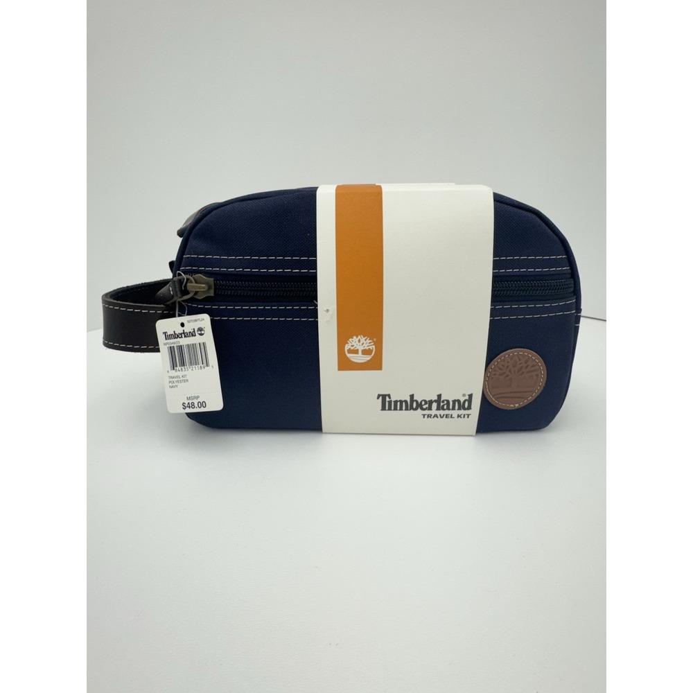 Timberland Men Travel Kit Core Canvas Navy Blue